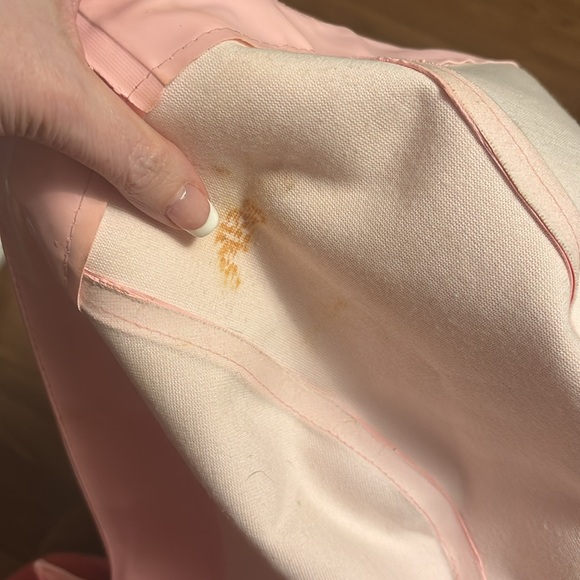 Stutterheim Pale Pink Raincoat with Hood Size Small - Picture 8 of 9